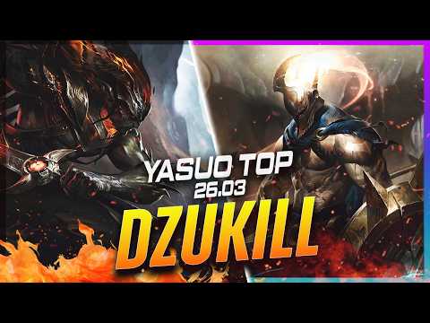 Dzukill - Yasuo vs Pantheon TOP Patch 26.3 - Yasuo Gameplay