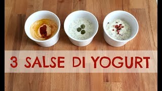 3 SALSE BUONISSIME con lo YOGURT Greco! 2c+k