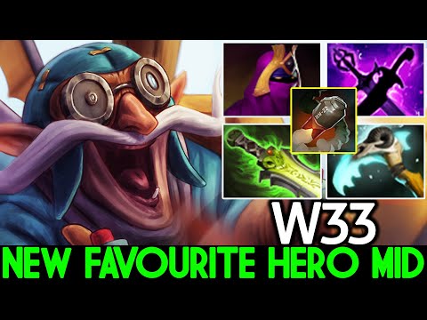 W33 [Gyrocopter] Spam New Favourite Hero Mid Lane Totally Destroyed Dota 2