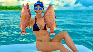 Fishing 20 Miles Offshore St Pete Beach (crazy underwater footage!)