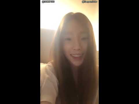 [ENG SUB] 180925 Taeyeon Instagram Live (zero.taeyeon)