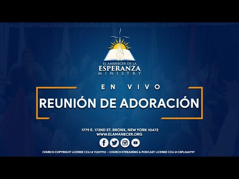 Culto / Reunión de Adoración - Domingo 1 de Marzo, 2020