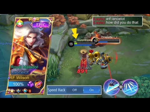 LANCELOT CHEAT ? FAST AND SMOOTH COMBO 🔥 | INSANE DAMAGE!! (HACK BUILD)
