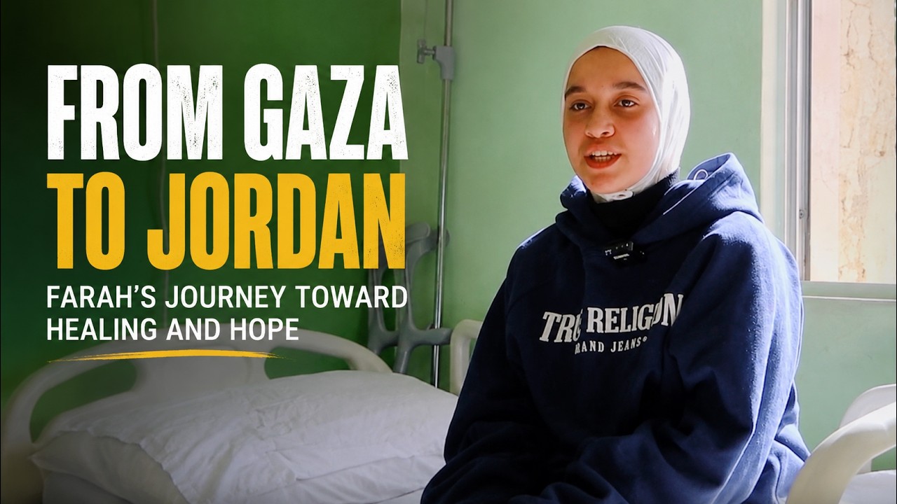 From Gaza to Jordan: Farah’s Journey Toward Healing and Hope