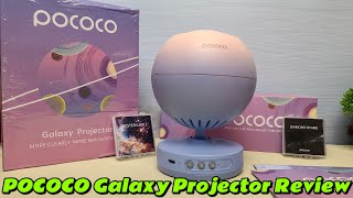 POCOCO Galaxy Projector Unboxing and Review  (with Moon & Star Discs)