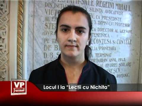 Locul I la “Lecţii cu Nichita”