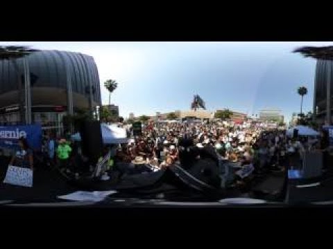 360 degree Vid: Rosario Dawson Kills It at #StillBernie in Hollywood