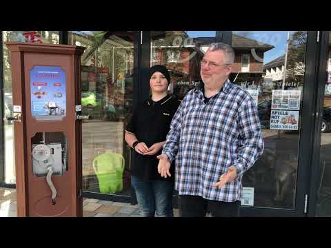 Unser neuer Souvenierautomat