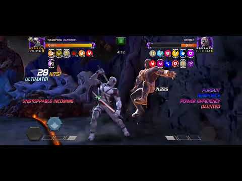 Nightmare Raids Gentle (right path) dmg cap with Deadpool X-Force - Siphon Slider bonus