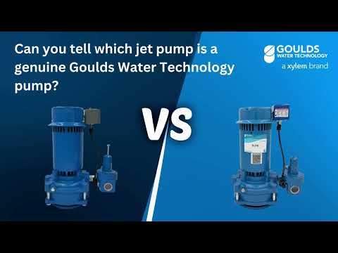 Fake vs Real - Goulds Water Technology Vertical Jet Pump
