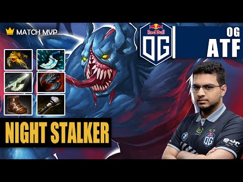 Night Stalker Offlane | OG.ATF | BROKEN OFFLANE HERO DESTROY ENEMY CARRY | 7.31d Gameplay Highlights