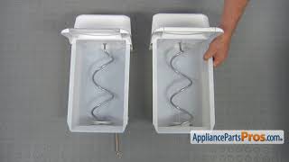 How To: Whirlpool/KitchenAid/Maytag Refrigerator Ice Bucket and Auger Assembly WPW10558424