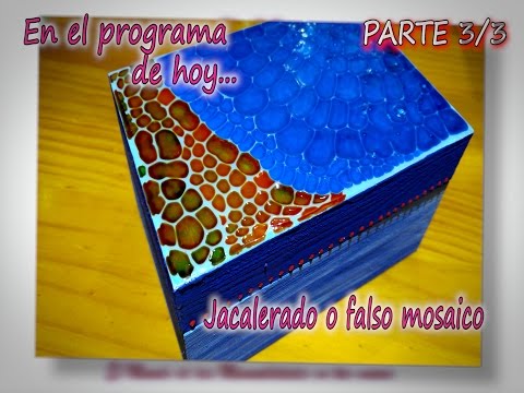 Jacarelado o falso mosaico parte 3/3