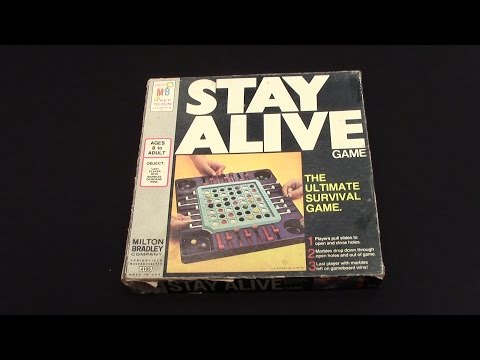 Stay Alive - Old School Board Game by Milton Bradley (1971)