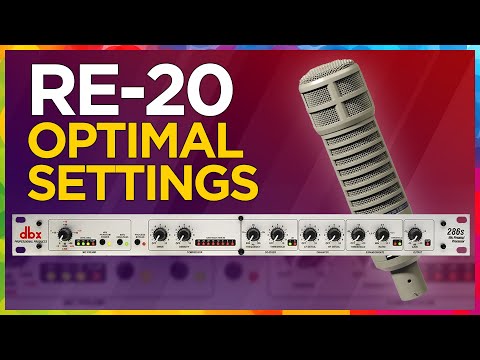 DBX 286s + Electro-Voice RE20: Optimal settings
