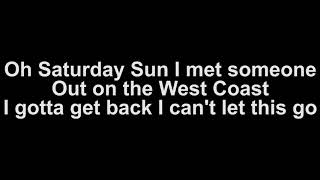 Vance Joy - Saturday Sun ( Lyrics)