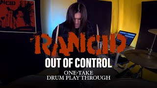 Rancid - Out of Control (one take - drum cover) - Jacopo Moriggi