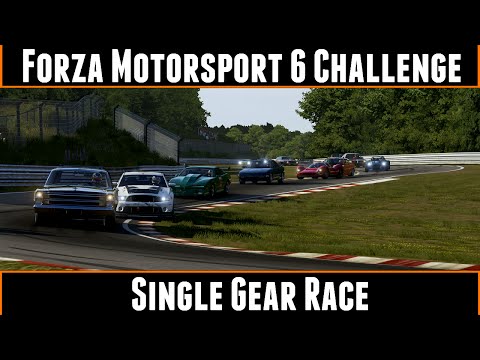 Forza Motorsport 6 Challenge Single Gear Race