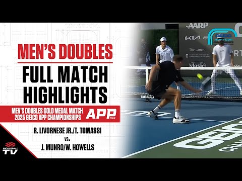 2025 GEICO APP Championships Men's Doubles Gold - R. Livornese/T. Tomassi vs. W. Howells/J. Munro