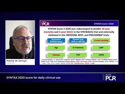 SYNTAX 2020 score for daily clinical use - EuroPCR 2021