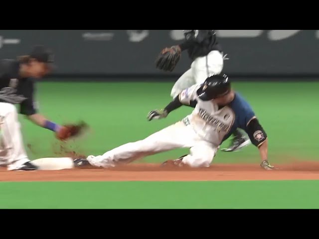 【1回裏】ファイターズ・西川が通算250盗塁達成!! 2020/7/14 F-M