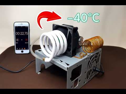 Cooler X ❄️ | Homemade AC That Cools to -40°C! | (Easy DIY Project)