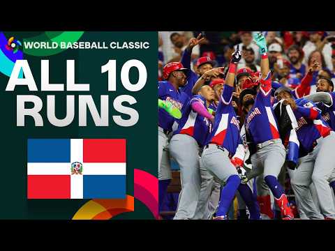 Team Dominican Republic scores 10 runs against Team Israel in the 2026 World Baseball Classic! 💪