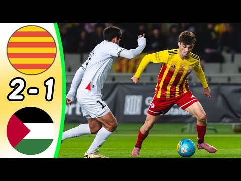 Catalonia - Palestine 2:1 - All Goals & Highlights | Football for Peace