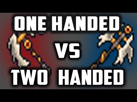 Weapons: ONE handed vs TWO handed - What should I choose?