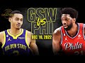 Golden State Warriors Vs Philadelphia 76ers Full Game Highlights December 16 2022 FreeDawkins