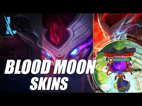 Wild Rift - Blood Moon Skins Skills Preview