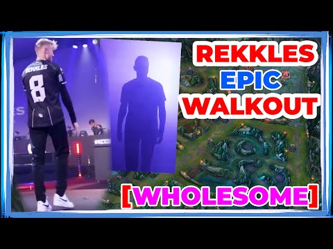 KC Rekkles EPIC Walkout to Stage | KCORP vs KOI Showmatch