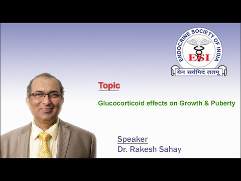 Glucocorticoid effects on Growth & Puberty by Dr. Rakesh Sahay