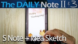 Happy Thanksgiving! (S Note, Idea Sketch, Transparent clip art, Samsung Galaxy Note 3)