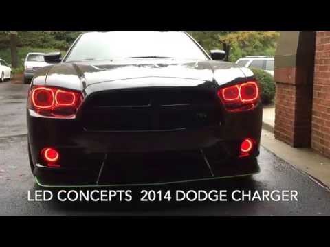 2014 custom dodge charger with oracle colorshift lights from led concepts