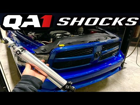 QA1 Double Adjustable Shocks RAM 1500 Install
