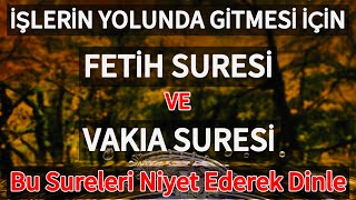 Fetih Suresi Ve Vakıa Suresi - İşlerin Yolunda Gitmesi İçin Niyet Ederek Bu Sureleri Dinle🤲🏻