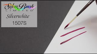 SILVER BRUSH SILVERWHITE SCRIPT LINER LINIERPINSEL KURZER STIEL SERIE 1507S