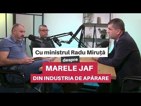 Cu ministrul Miruță despre marele jaf din industria de apărare a României