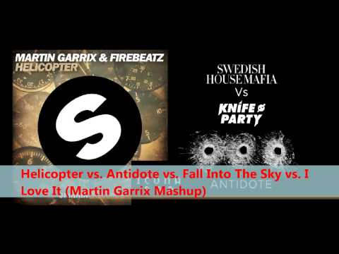 Helicopter vs. Antidote vs. Fall Into The Sky vs. I Love It (Martin Garrix Mashup)