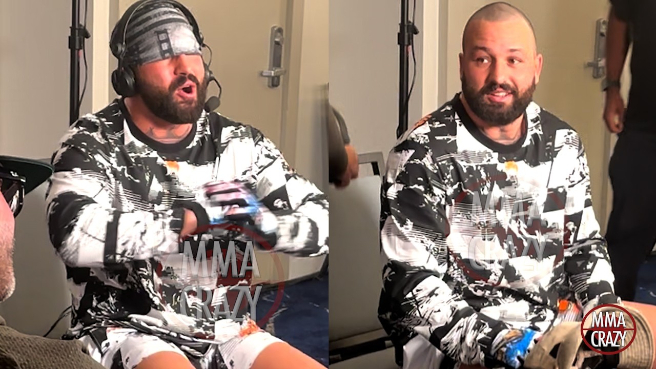 Breaks Character After Interview