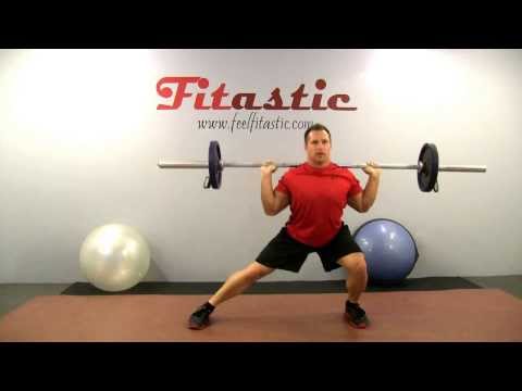 Barbell Side Lunge