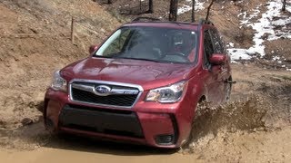2014 Subaru Forester XT Muddy Off-Road Drive & Review