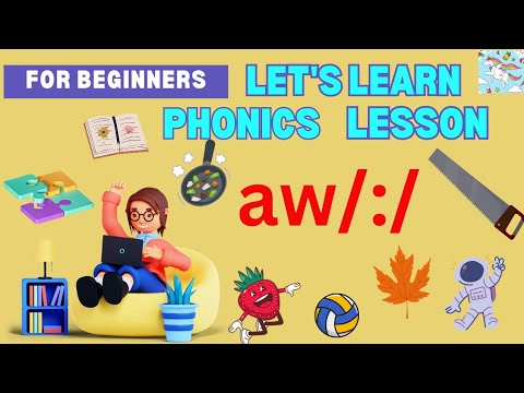 Awesome 'AW' Sound! easy Phonics with Fun Words Quizzes #education#phonics#beginners#preschool #kids