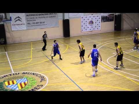 J22 Minguella B 76   Sant Medir 72 rebot d'Albert Navarro