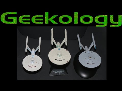 Geekology s2e39: Starships Comparison - Johnny Lightning Vs Furuta Vs Eaglemoss