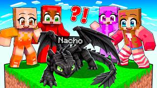 Me Hice Pasar por el DRAGÓN FURIA NOCTURNA en Un Chunk en Minecraft