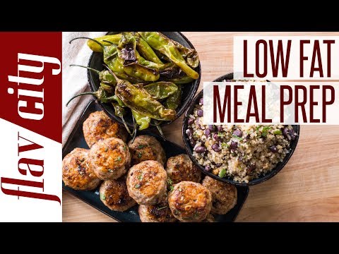 Low Fat Meal Prepping For Weight Loss - Mexican Meatballs w/ Quinoa & Black Beans