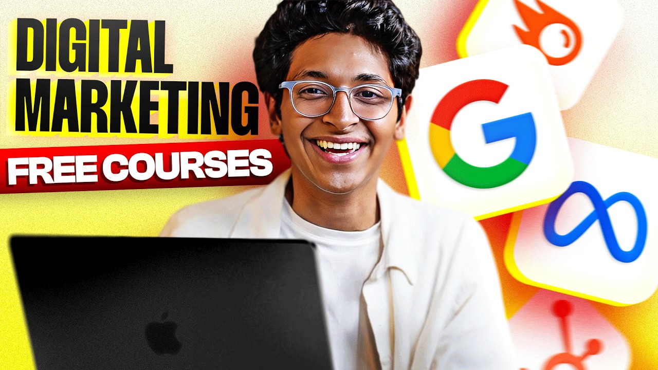 7 FREE Courses to Learn Digital Marketing | Become a Digital Marketer in 2025