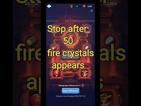 WhiteOut Survival Fire Crystal Refinement #whiteout #whiteoutsurvival #gaming